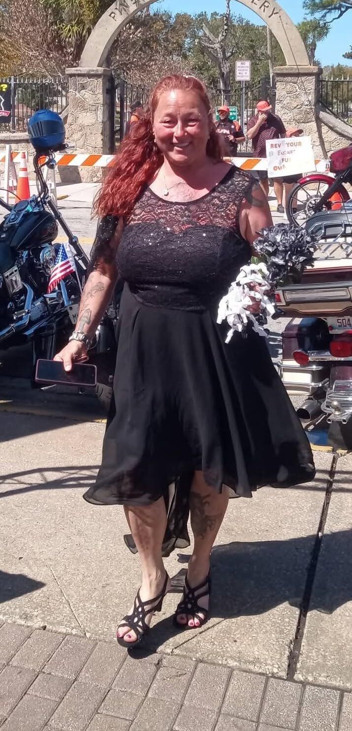 black sequin wedding dress