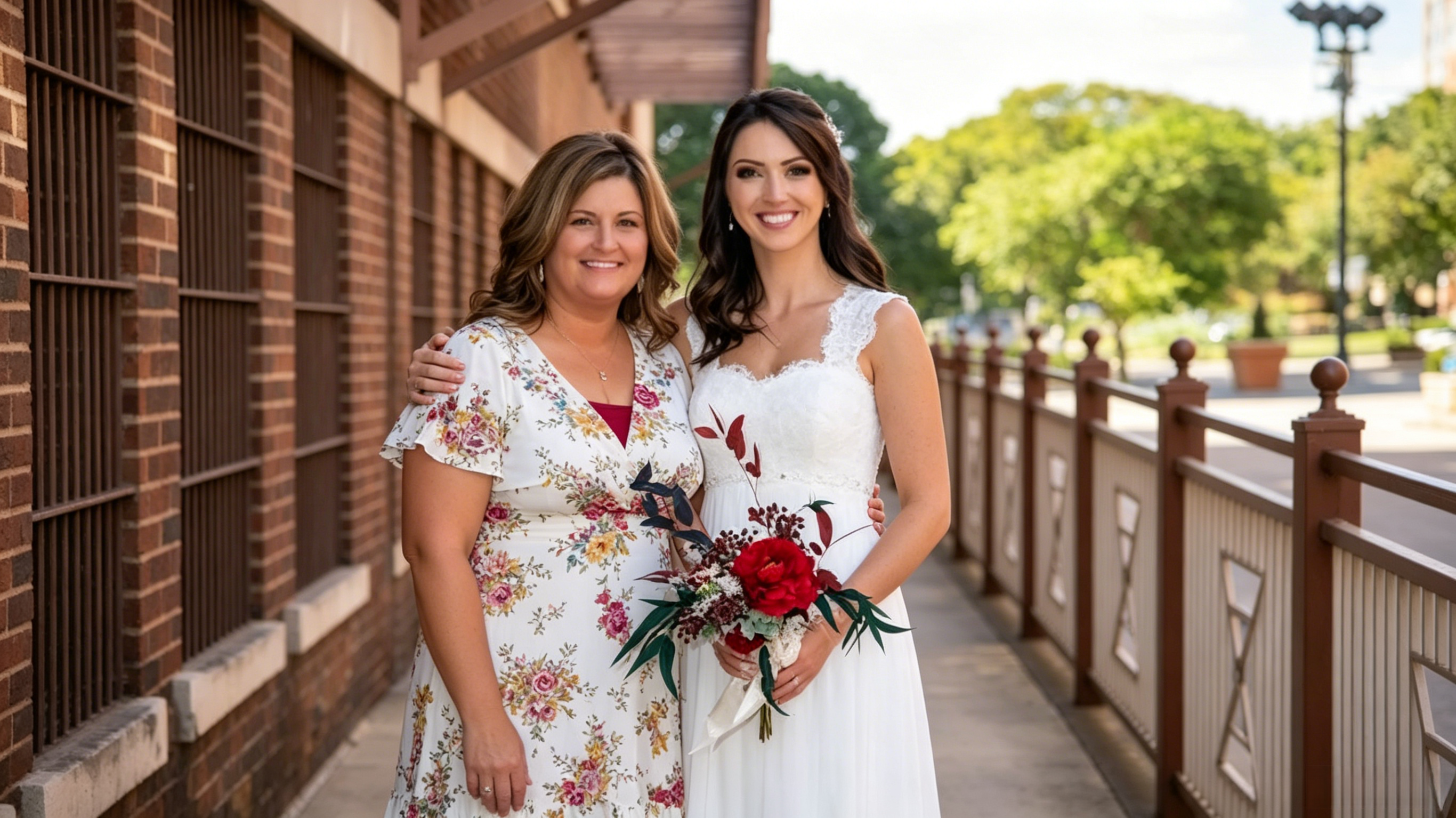 casual wedding dress for city photoshoot