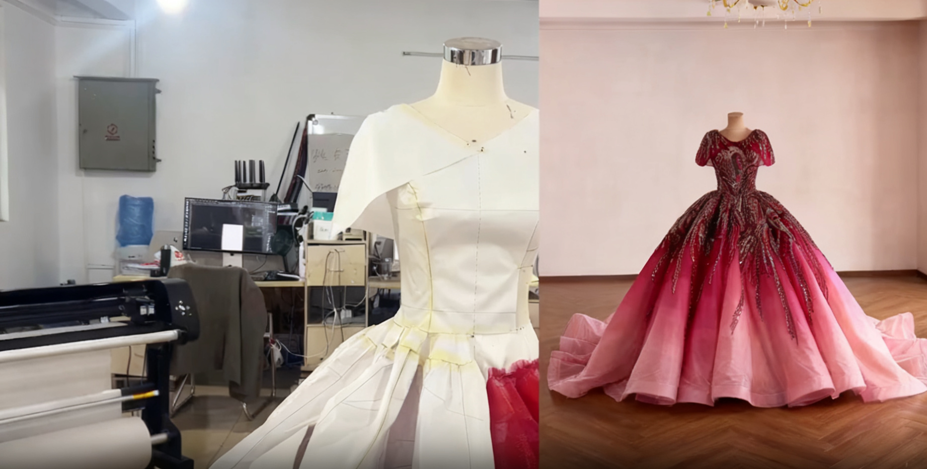 how to make ombre ball gown prom dresses