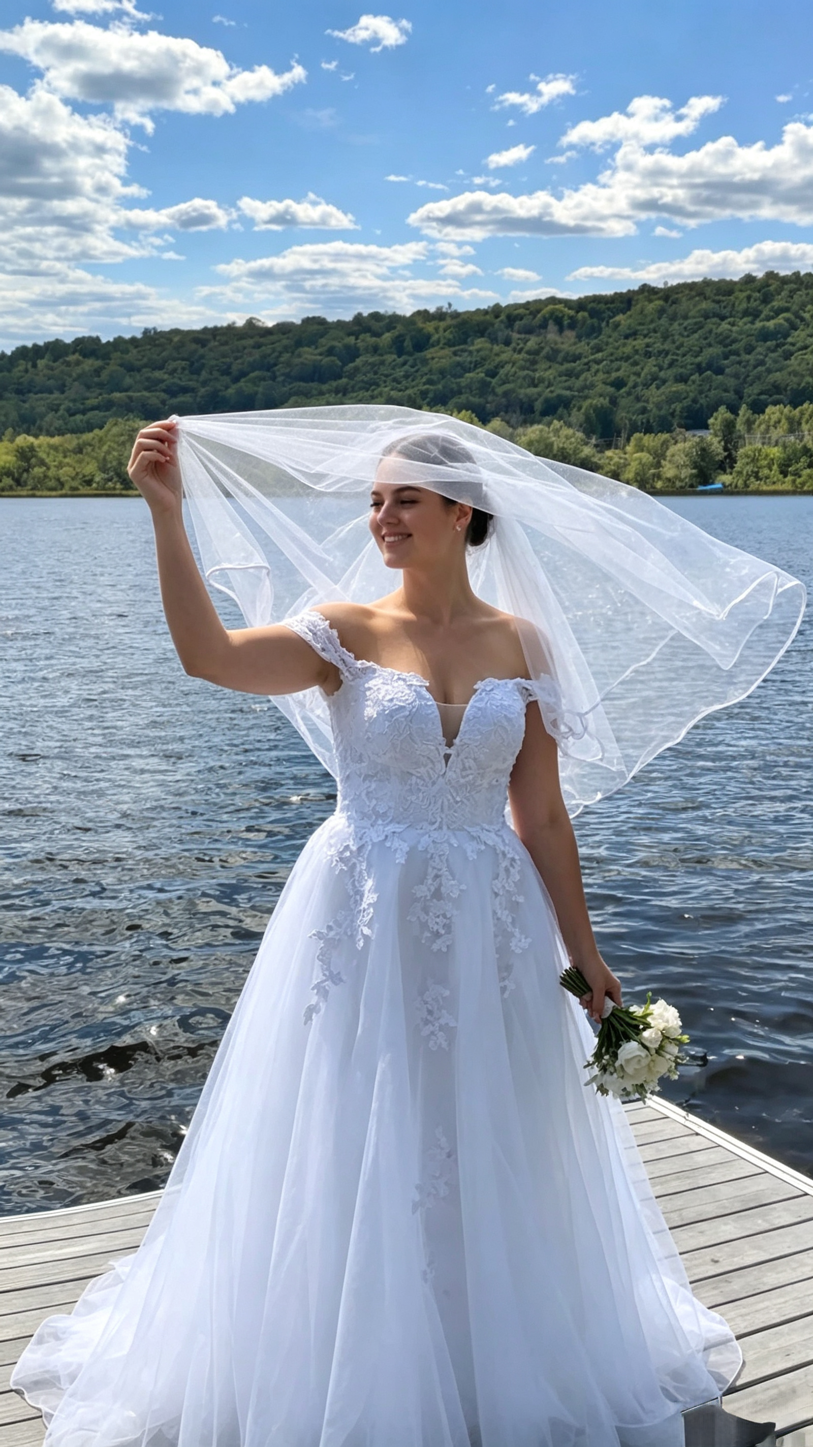 lakeside wedding Quebec