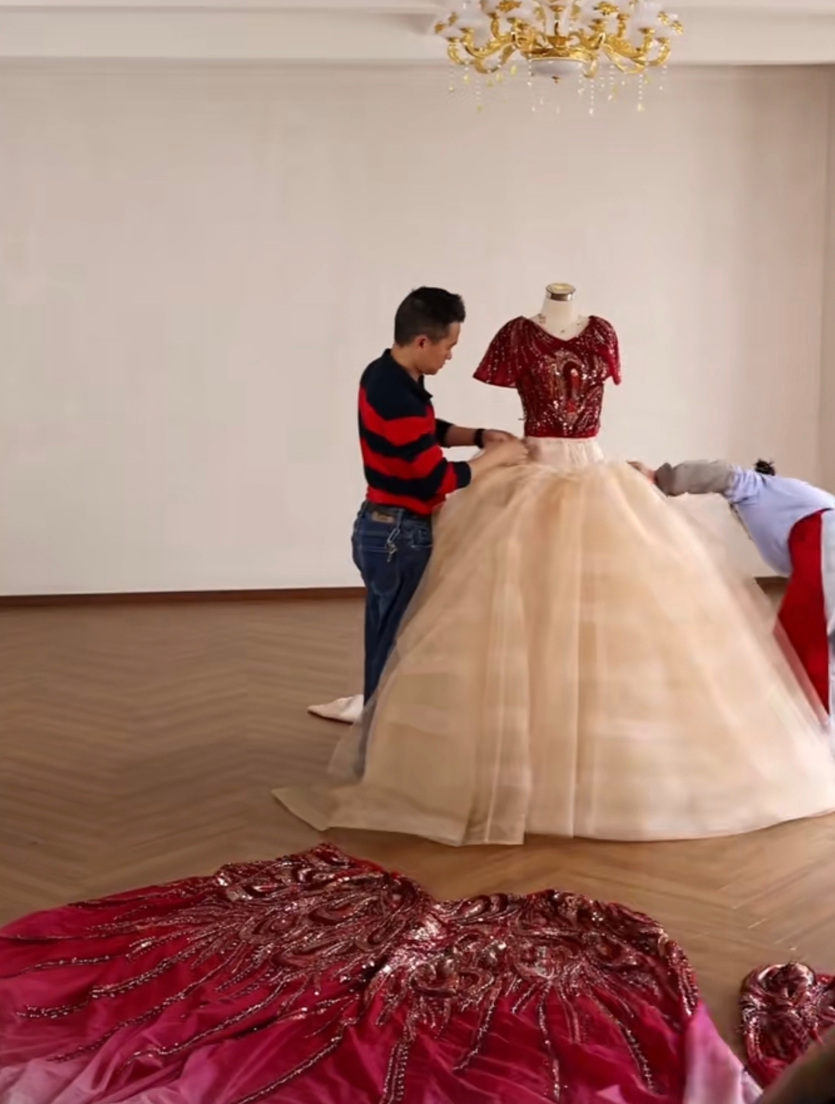 custom ombre prom dresses factory picture